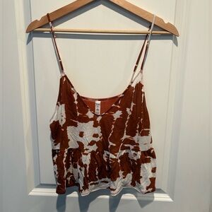 ALO Yoga Flutter Tank - Red/White